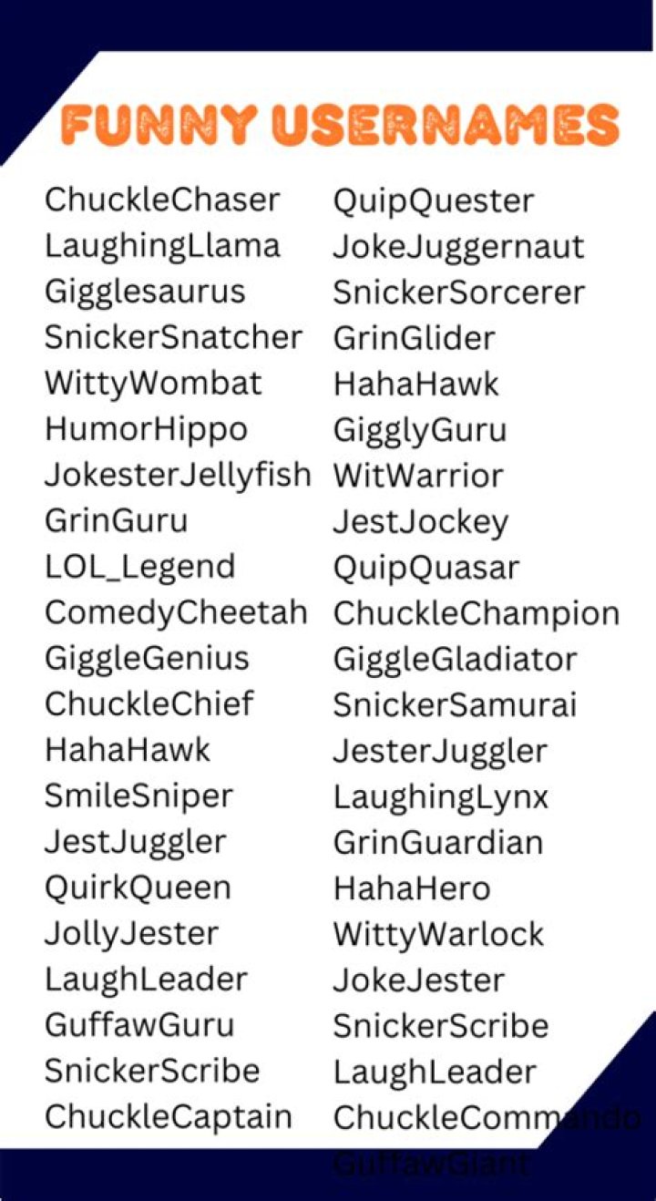 Creative And Hilarious: The Best Funny Usernames For Every Occasion