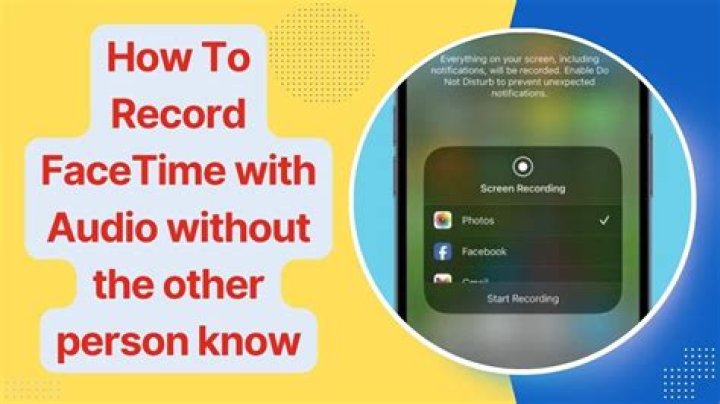 Understanding The Privacy Of FaceTime: Can Someone See If I Screen Record FaceTime?