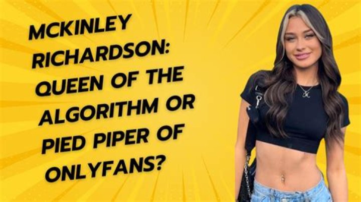 Unraveling The Mystery Behind McKinley Richardson's Leaked OnlyFans Content